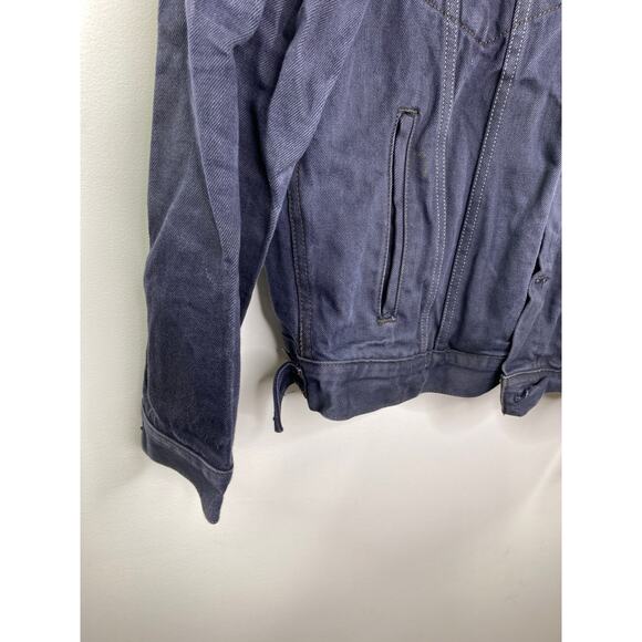 Levi's Blue Denim 100% Cotton Button Front Jacket Men's Size X-Large XL - Picture 3 of 8